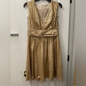 Gold Sequins Dress, Size 8
